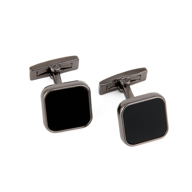 Mens Cufflinks Grey Stud