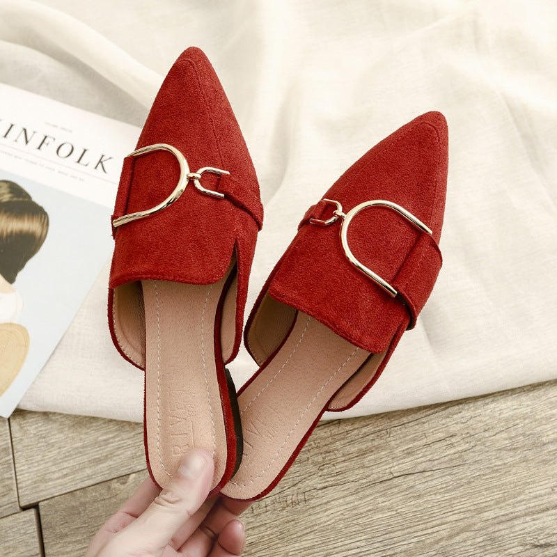 Womens Flats Mules Slippers