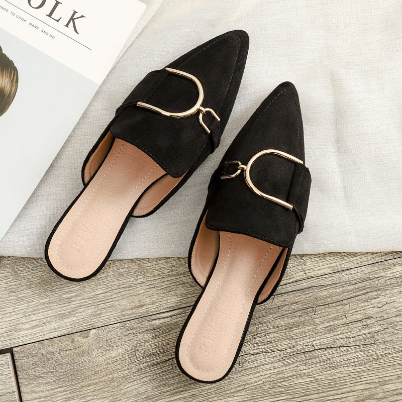 Womens Flats Mules Slippers