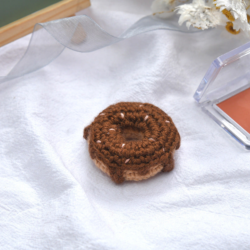 New Woolen Knitting Donuts Girl Hair Accessories