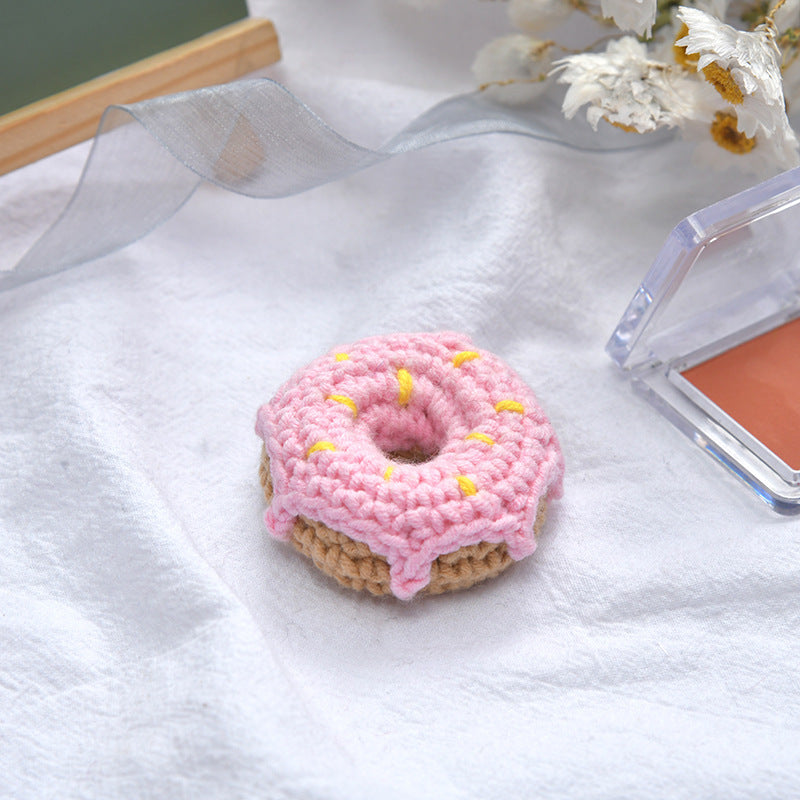 New Woolen Knitting Donuts Girl Hair Accessories