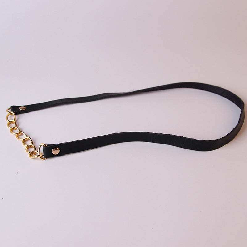 Fashion Personality Top Hat Button Belt