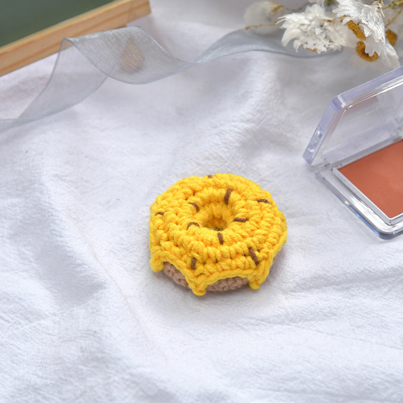 New Woolen Knitting Donuts Girl Hair Accessories
