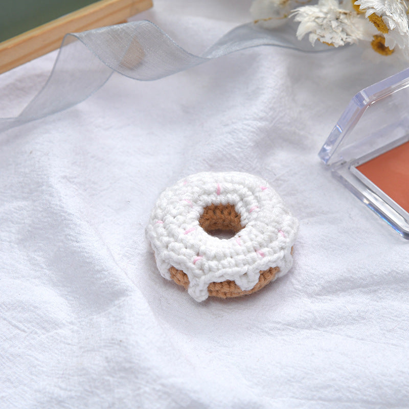New Woolen Knitting Donuts Girl Hair Accessories