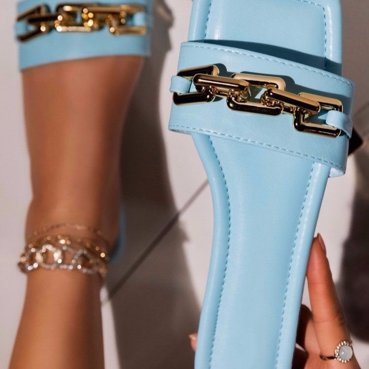 Womens flat slippers