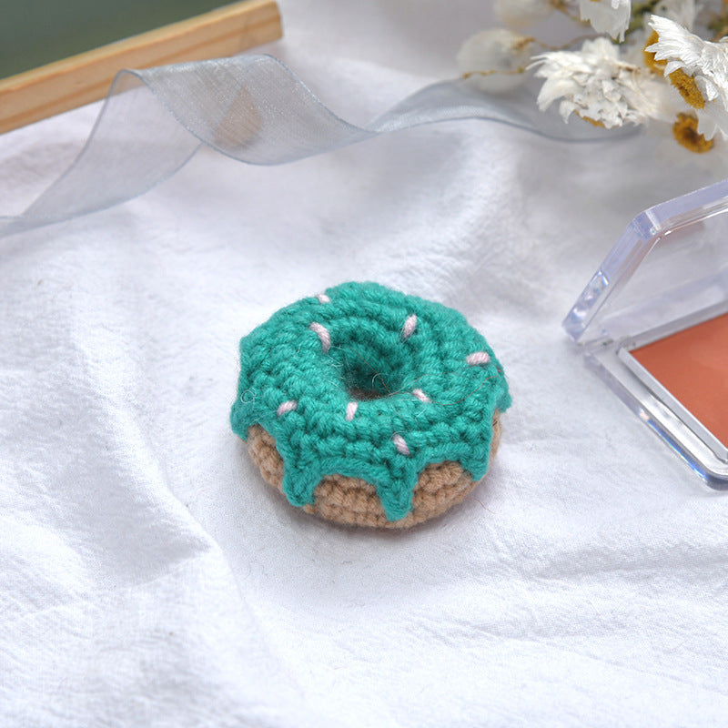 New Woolen Knitting Donuts Girl Hair Accessories