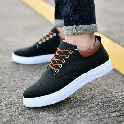 Mens canvas sport shoes