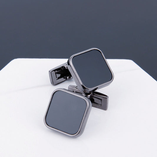 Mens Cufflinks Grey Stud