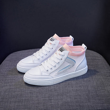 Breathable High White Shoes