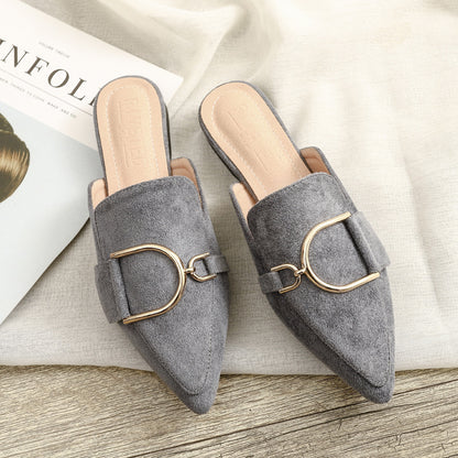 Womens Flats Mules Slippers