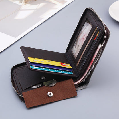 Mens Canvas Multifunctional Wallet