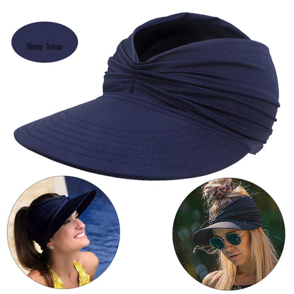 Women's New Empty Top Sunscreen Sports Beach Sun Hat