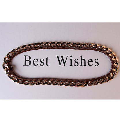 Fashion Personality Top Hat Button Belt