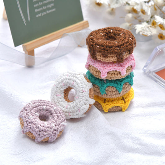 New Woolen Knitting Donuts Girl Hair Accessories