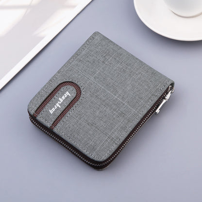 Mens Canvas Multifunctional Wallet