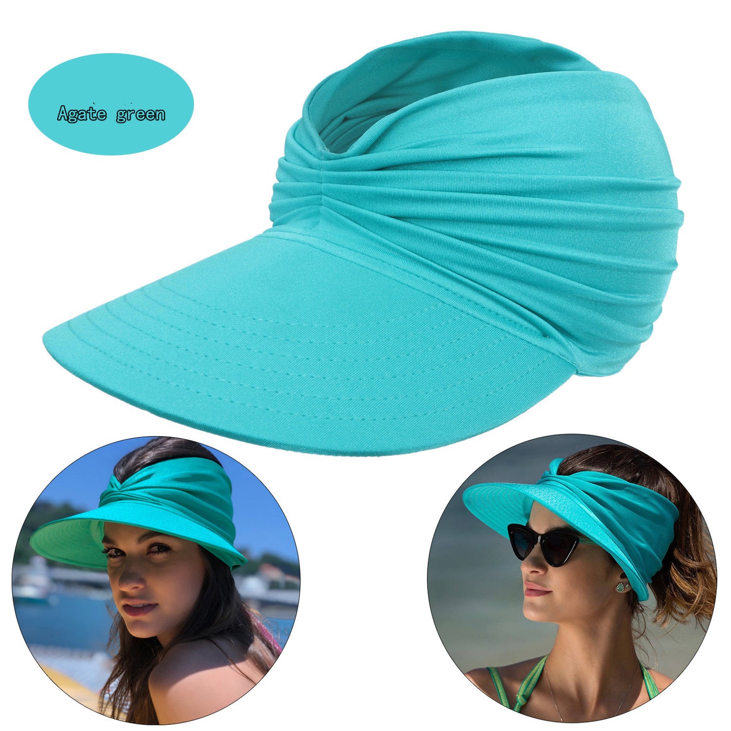 Women's New Empty Top Sunscreen Sports Beach Sun Hat