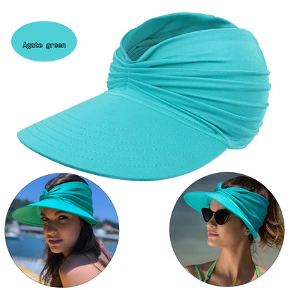Women's New Empty Top Sunscreen Sports Beach Sun Hat
