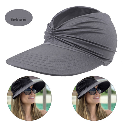 Women's New Empty Top Sunscreen Sports Beach Sun Hat