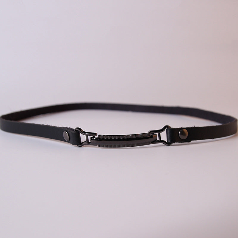 Fashion Personality Top Hat Button Belt