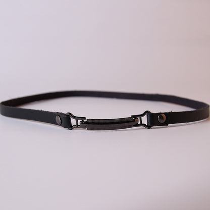 Fashion Personality Top Hat Button Belt