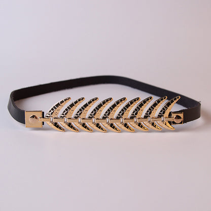 Fashion Personality Top Hat Button Belt