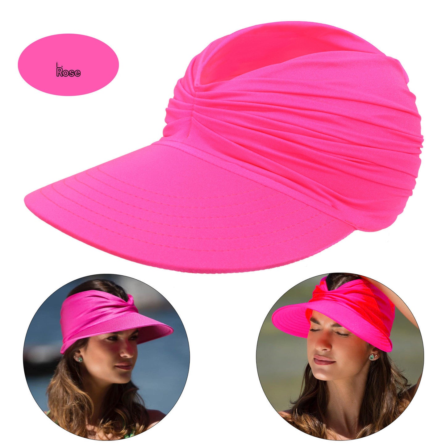 Women's New Empty Top Sunscreen Sports Beach Sun Hat