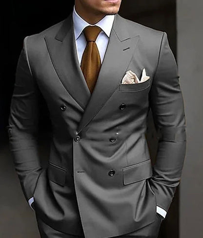 Suit Men's Two-piece Suit Business Best Man Leisure