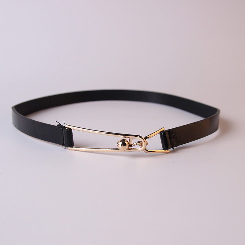 Fashion Personality Top Hat Button Belt