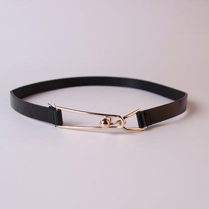 Fashion Personality Top Hat Button Belt