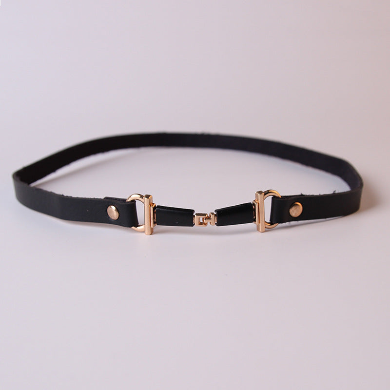 Fashion Personality Top Hat Button Belt