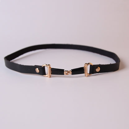 Fashion Personality Top Hat Button Belt