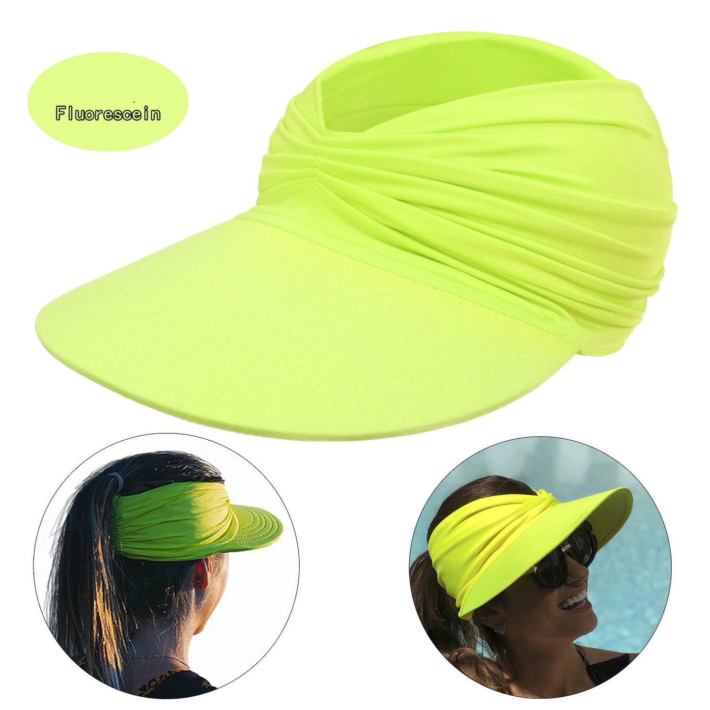Women's New Empty Top Sunscreen Sports Beach Sun Hat