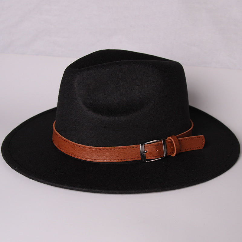 Fashion Personality Top Hat Button Belt