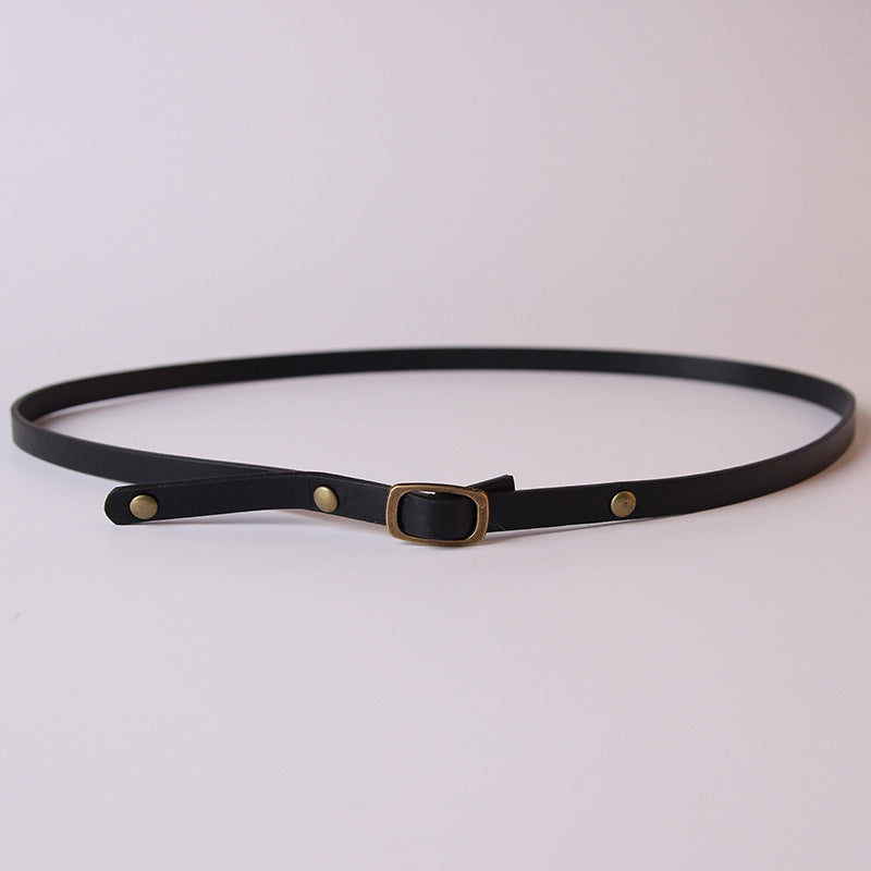 Fashion Personality Top Hat Button Belt