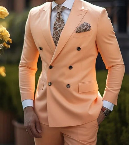 Suit Men's Two-piece Suit Business Best Man Leisure